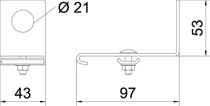 Actual product image OBO Bettermann Side holder