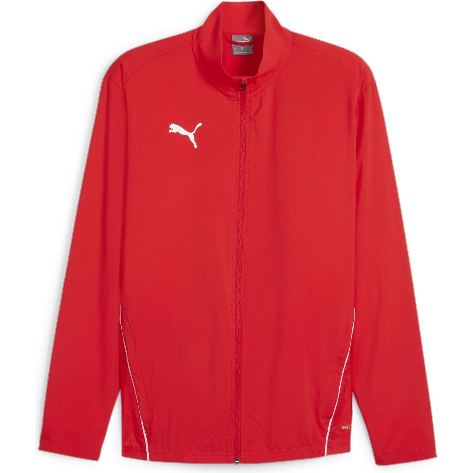 Puma, Herren, Laufjacke, teamGOAL Sideline Jacket (L), Rot, L