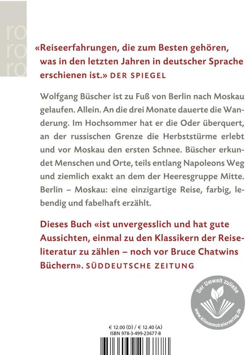 Produktbild Berlin - Moskau (Deutsch, Wolfgang Büscher, 2004)