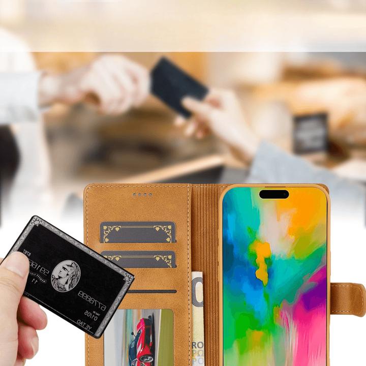 Produktbild Cover-Discount iPhone 16 - LC.IMEEKE Leder Etui Hülle (Apple iPhone 16)