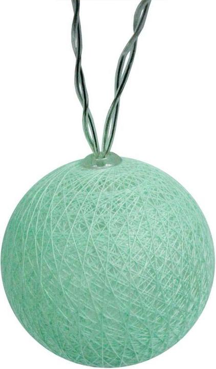 Produktbild Trenddeko Cotton Ball Lights LED-Lichterkette Pastell 20-teilig (3 m)