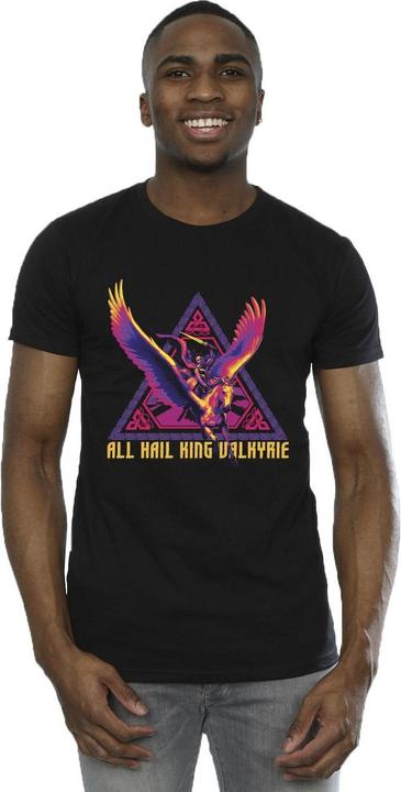 Actual product image Mens Thor Love And Thunder All Hail Valkyrie T-Shirt (S)