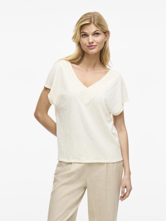 Image du produit Vila V-Ausschnitt Oberteil mit angeschnittenen Ärmeln (XS)