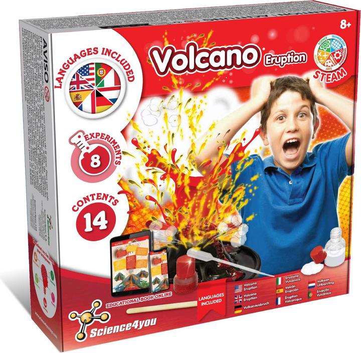Produktbild Science4you Vulkan Experiment für Kinder ab 8 Jahren - Tischvulkan für Kinder: Bauen Sie Ihren Vulkanausbruch -