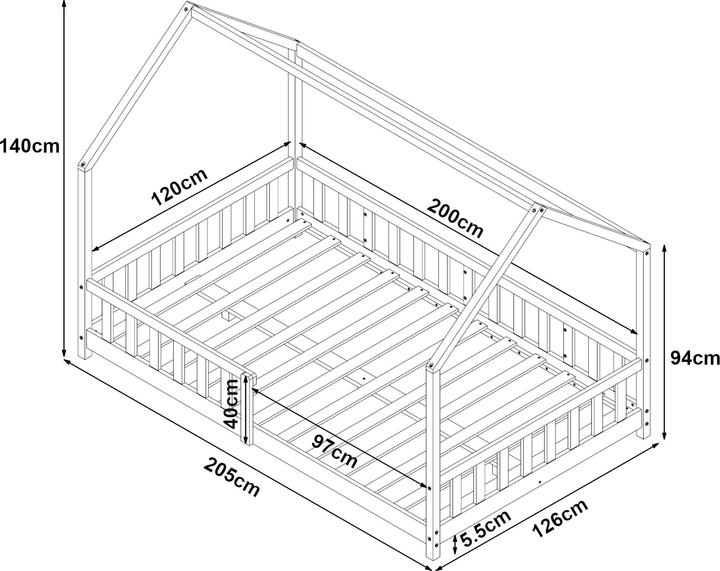 Immagine prodotto En.Casa Hesel (120 x 200 cm)