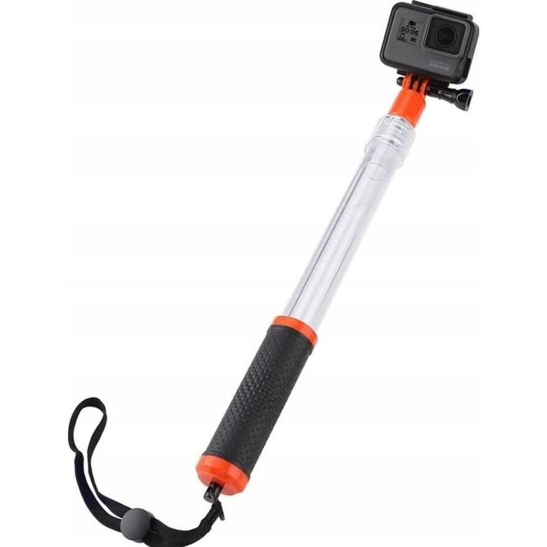 Telesin Grip monopiede Selfie Stick trasparente per Gopro, Accessori action cam, Trasparente