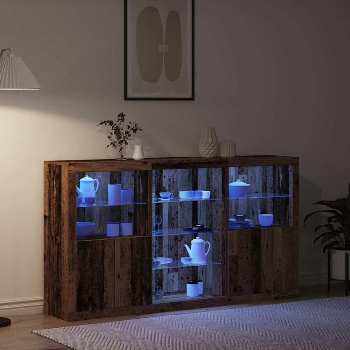 Image du produit vidaXL LED-Sideboard (37 x 37 x 100 cm)