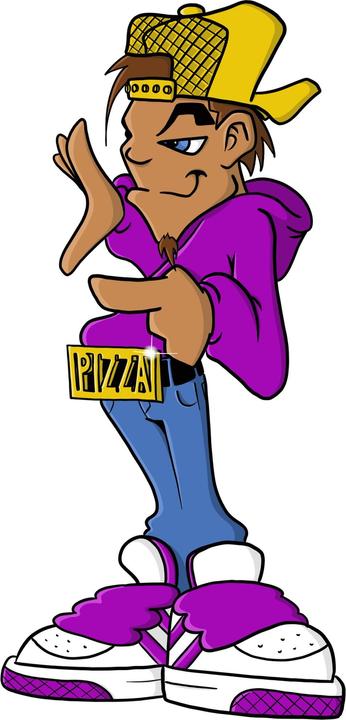 Actual product image Pizza P-Boy T-Shirt (M)