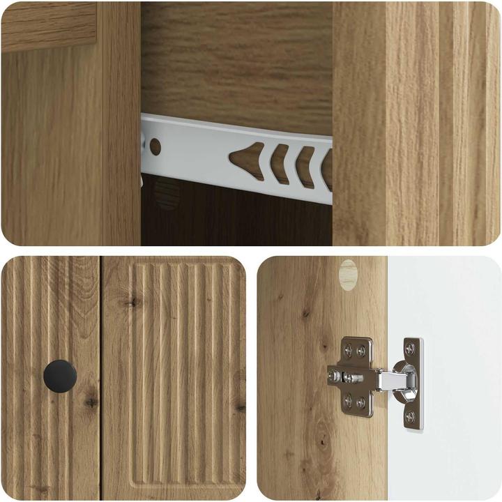 Produktbild vidaXL Modernes Sideboard (34.50 x 34.50 x 90 cm)