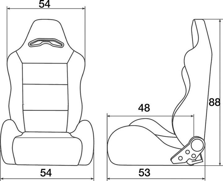 Produktbild Simoni Racing Tuning Sitz Miky
