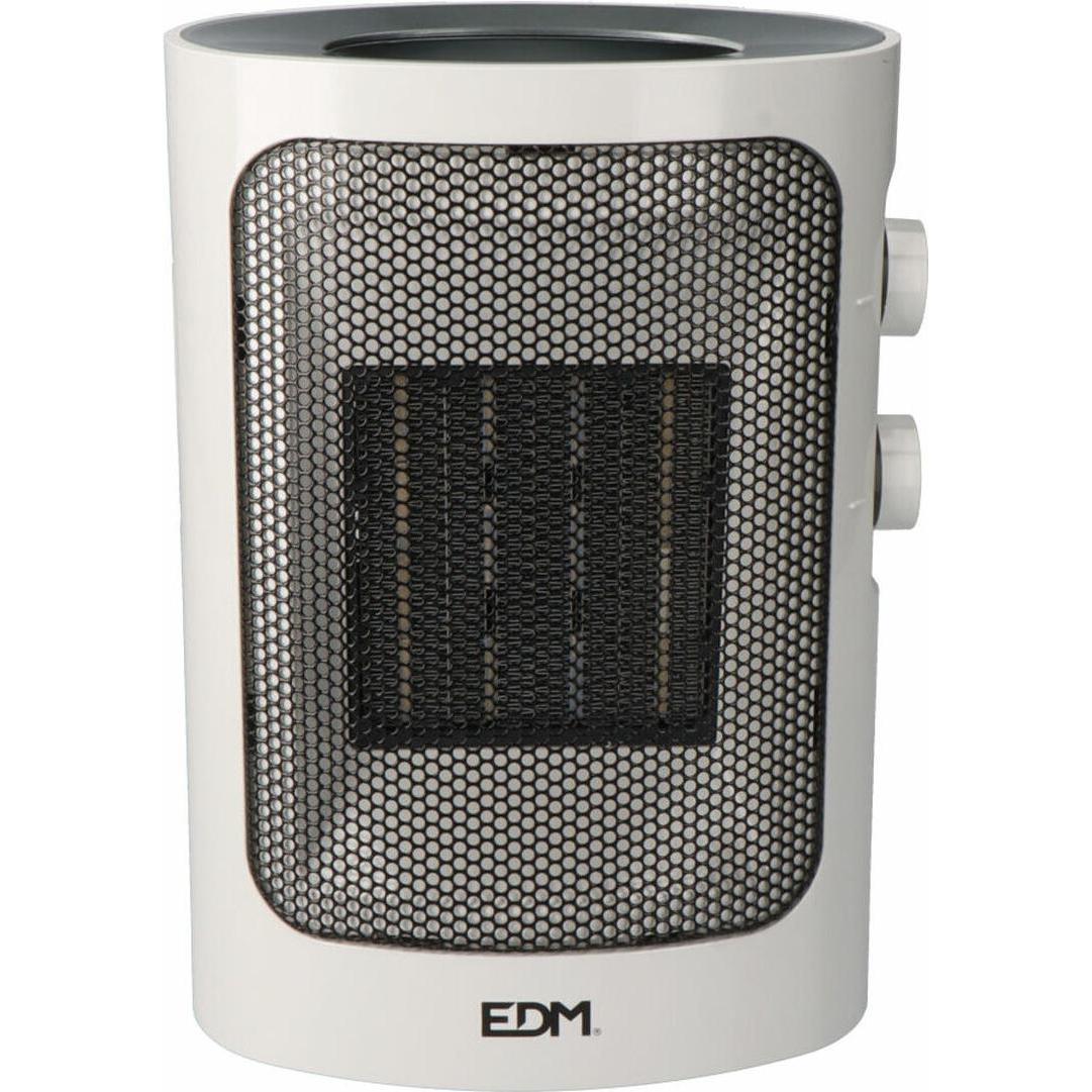 EDM Vertikaler Heizkörper Grau 1000 - 1500 W, Heizlüfter, Grau