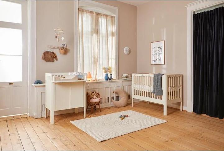 Produktbild Flexa Nova Babybett inkl. Matratze Cream (70 x 120 cm)