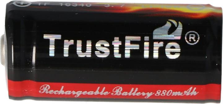 Actual product image Trustfire Battery 16340, PCB protected (1 pcs., 16340, 880 mAh)