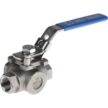 Rs Pro, Ventil, Kugelventil 3-Wege 1/2" Typ L