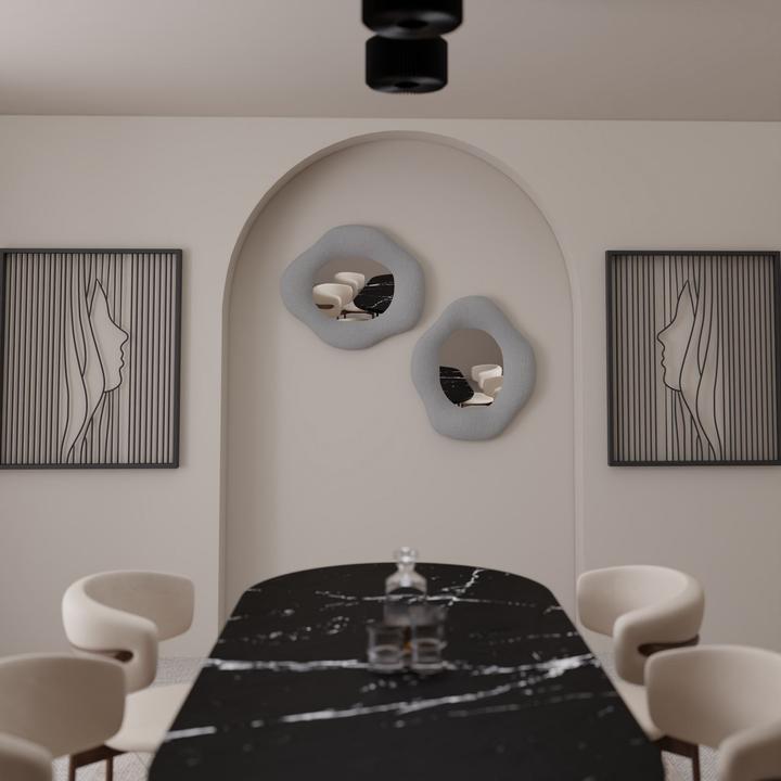 Produktbild Hanah Home Wabi Cloud Decorative Mirror Set 2 Pieces