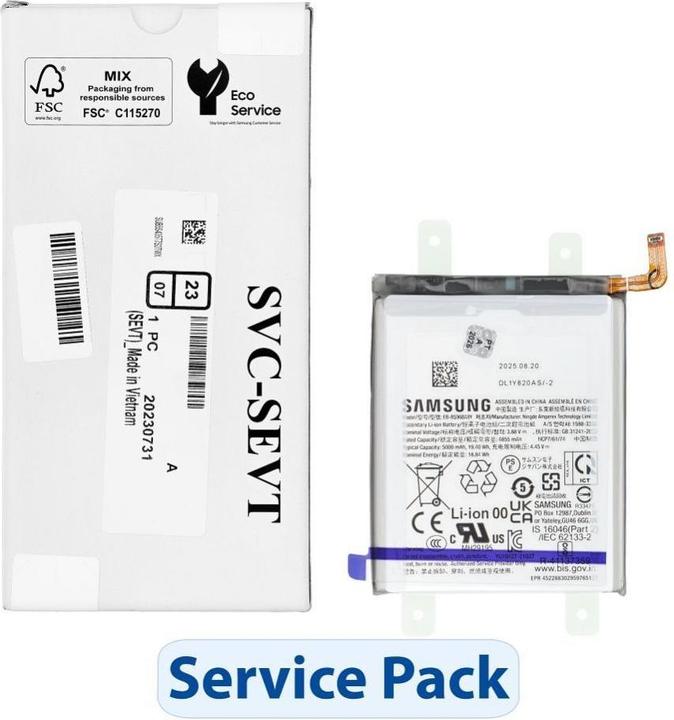 Actual product image Samsung Battery ServicePack Battery EB-BS908ABY for S22 Ultra S908 GH82-27484A (Rechargeable battery)