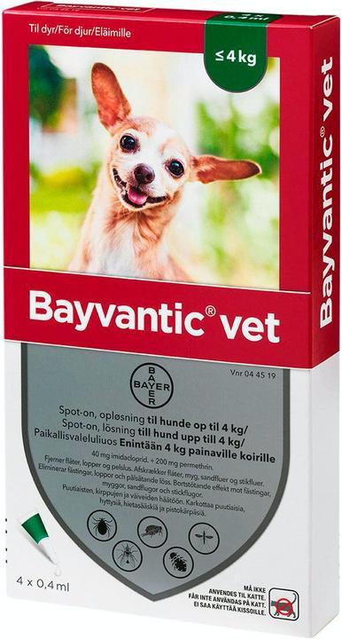 Produktbild Bayvantic Vet For dogs under 4 kg - (044519) (Hund)