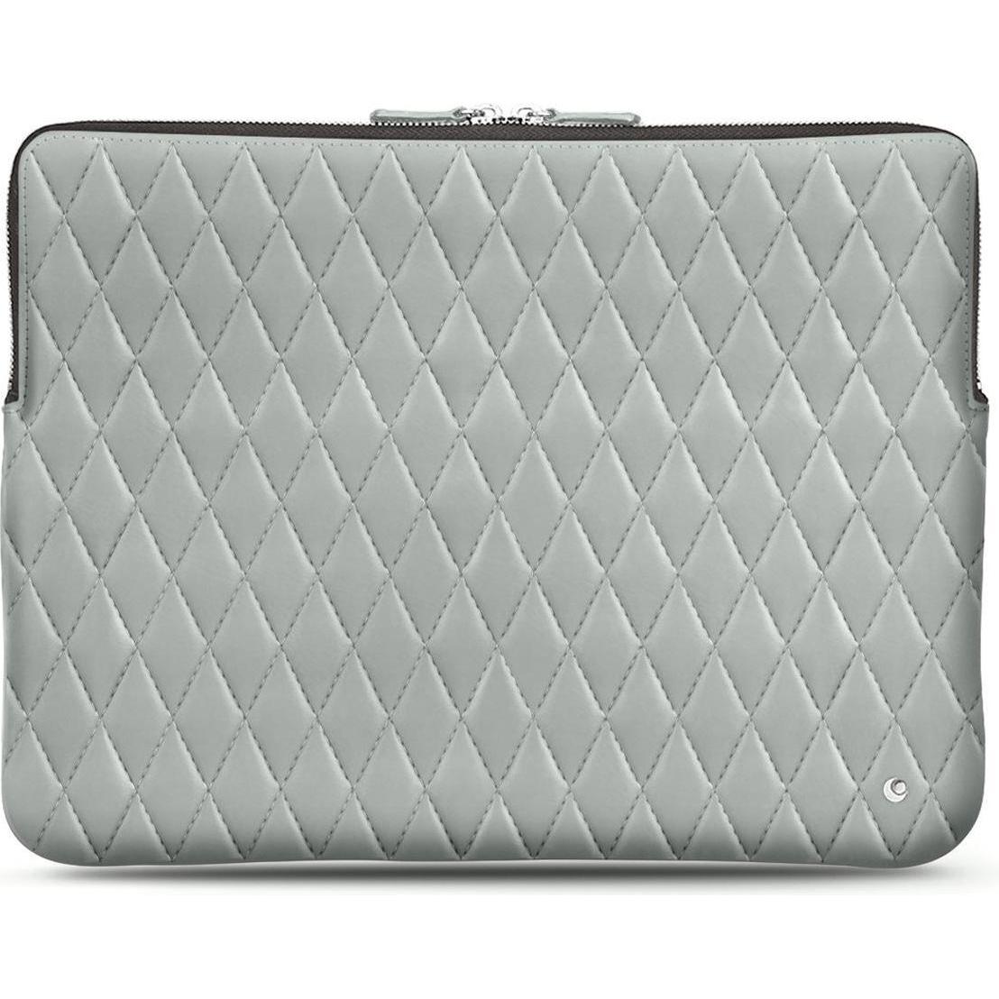 Noreve Lederhülle, Notebooktasche, Grau