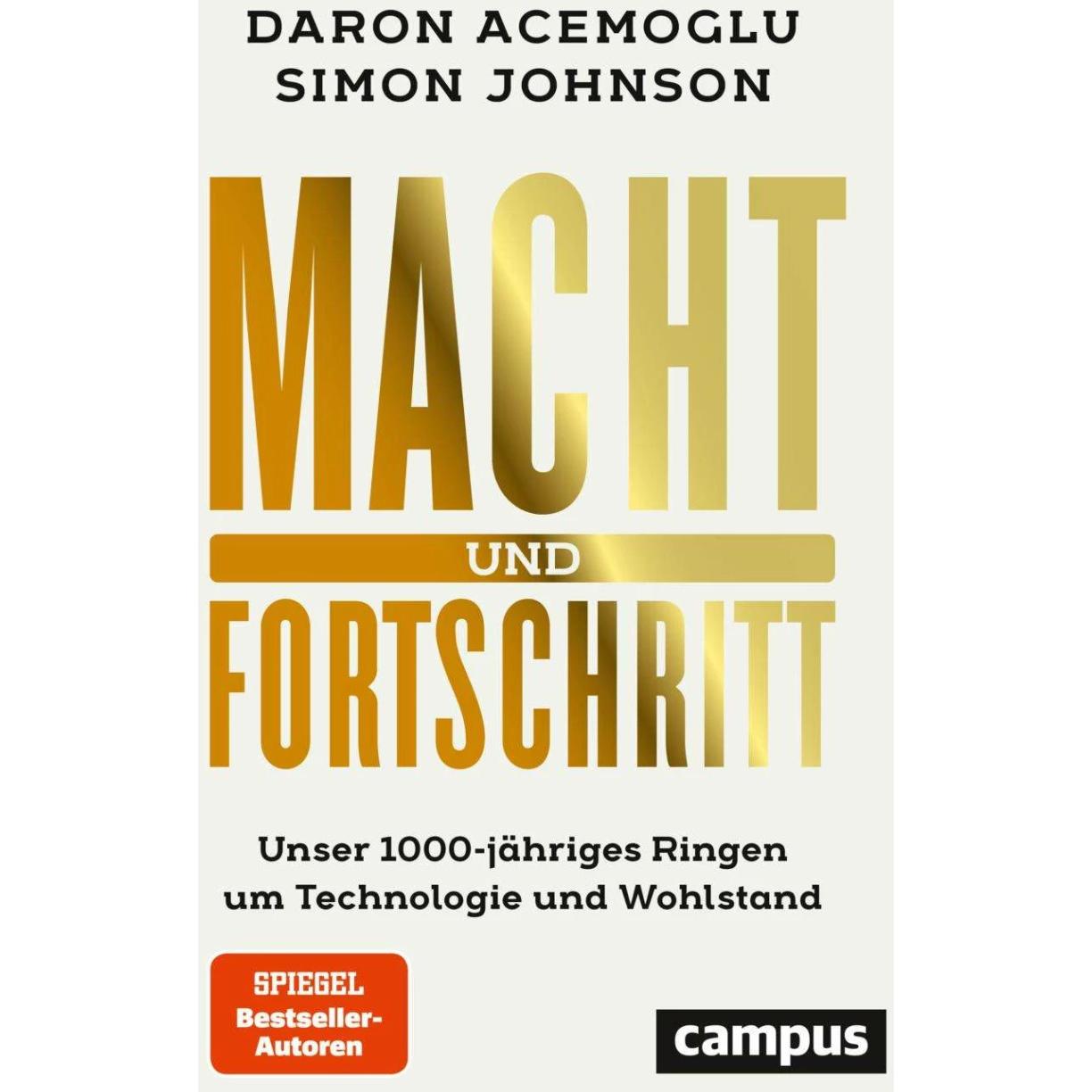 Thumbnail - Macht und Fortschritt, Fachbücher von Simon Johnson, Daron Acemoglu