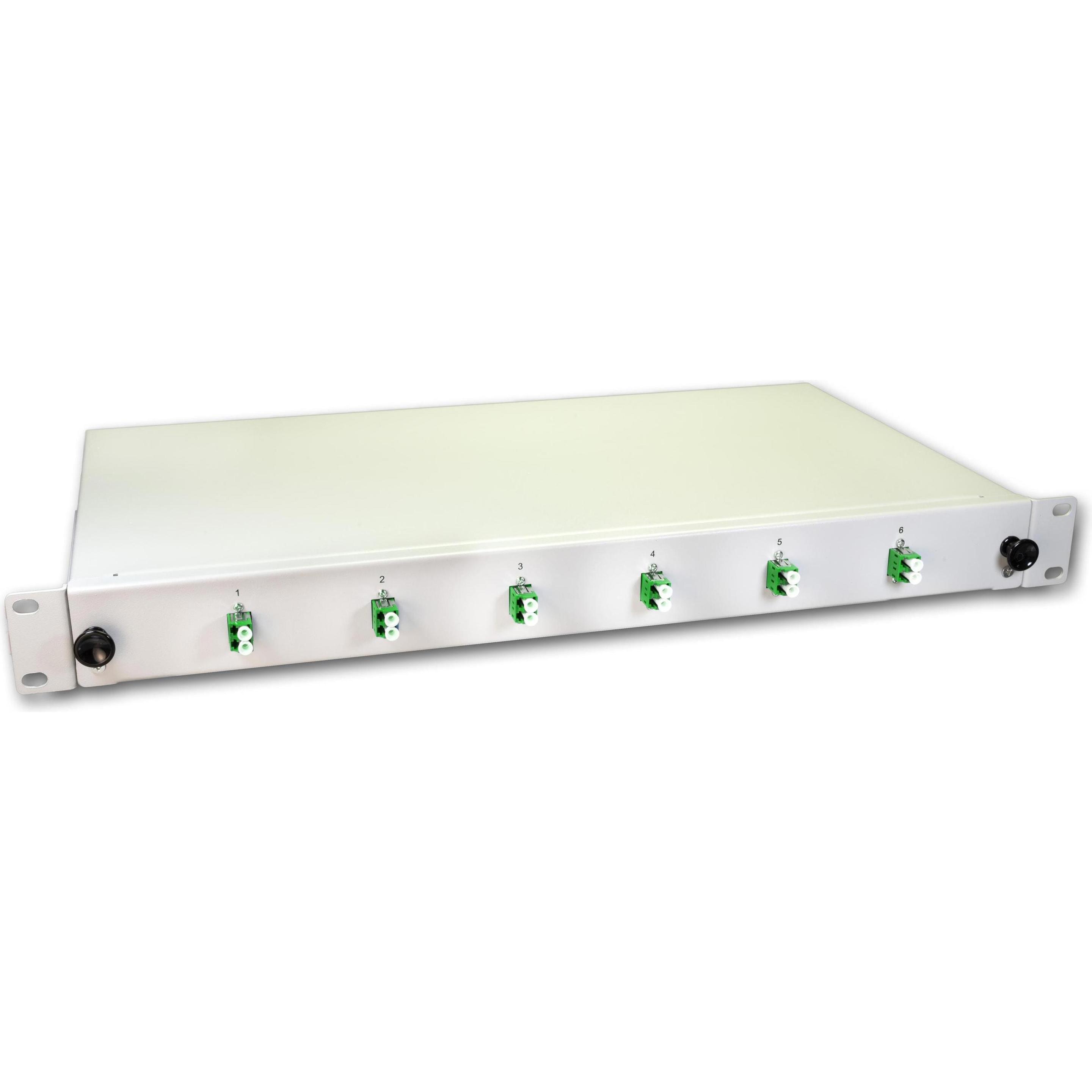 Wirewin Spleissbox 12 Fasern, 6x DLC/APC SM, 9/125µm OS2 Pigtail (Spleissbox), Netzwerk Zubehör