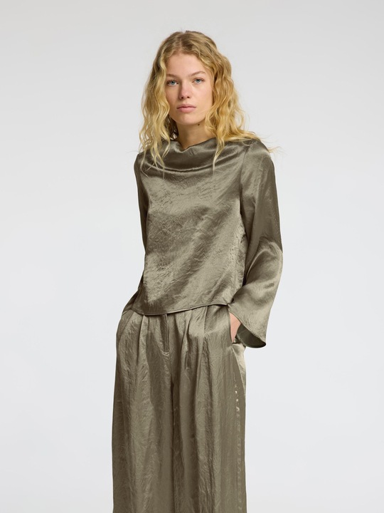 Produktbild Selected Femme High Neck Oberteil mit langen Ärmeln (34)