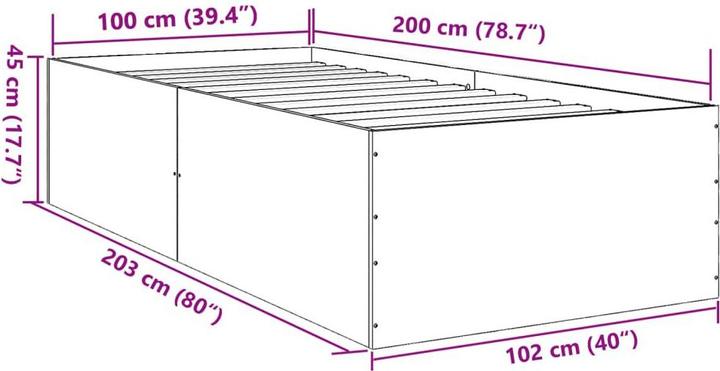 Actual product image vidaXL Kees (100 x 200 cm)