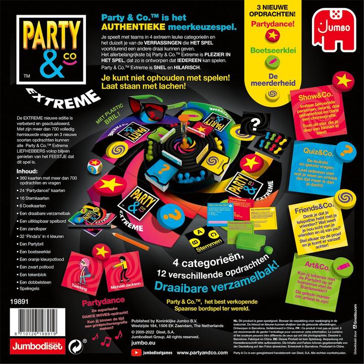 Actual product image Jumbo Party & Co Extreme Board Game (Dutch, 4 - 20 Players)