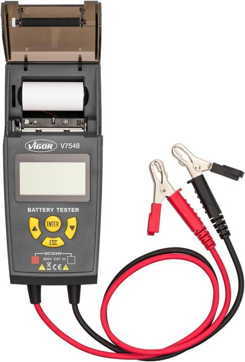 Actual product image Vigor Battery tester 12/24V