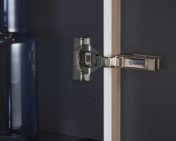 Actual product image Duravit Half-tall cabinet L-CUBE 700x243x800mm dark brushed oak (70 x 24.30 x 80 cm)