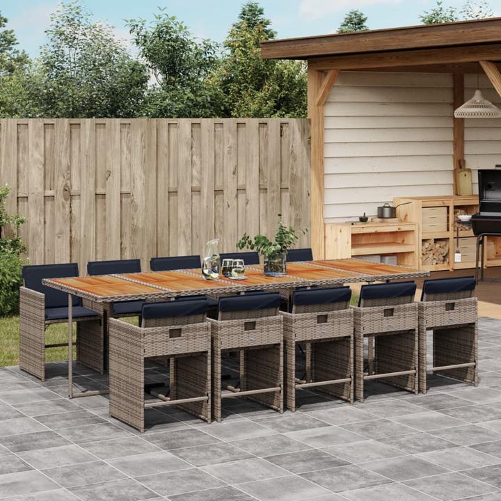 Produktbild vidaXL Garten Essgruppe (275 x 106 x 73 cm)