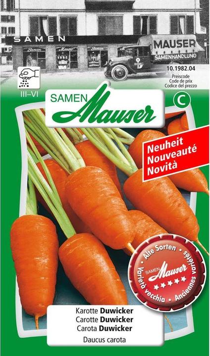 Produktbild Samen Mauser Karotte Duwicker (Gemüsesamen)
