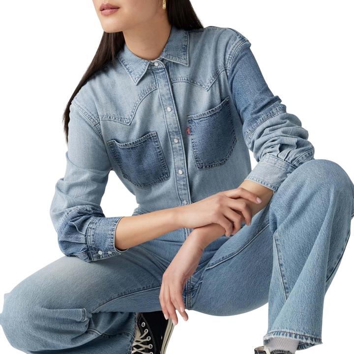 Produktbild Levis Teodora Hemd Leicht Denim (32)
