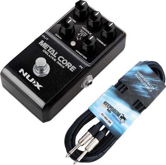 NUX effect unit Metal Core Deluxe MKII preamp pedal with cable