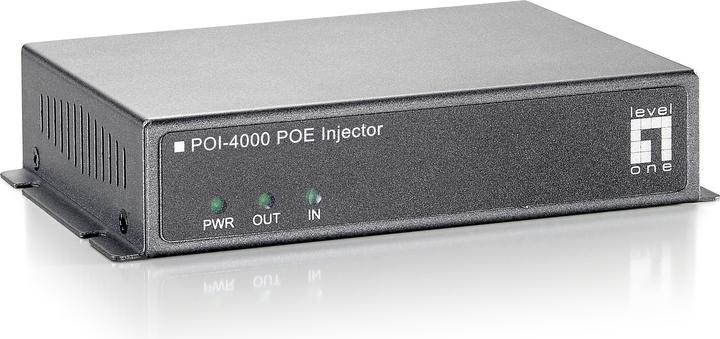 Produktbild LevelOne POI-4000: High Power PoE Injector (802.3af (PoE), 56 W)