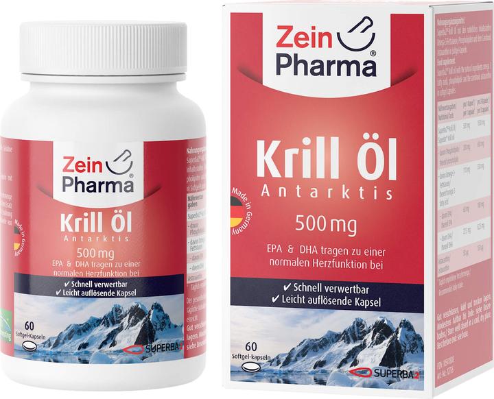 Produktbild Zein Pharma Krill Oil Antartic (60 Stück, Kapseln)
