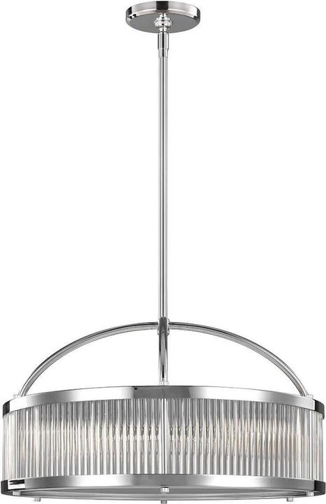 Actual product image Elstead Lighting Paulson LED pendant light G9 6-way chrome IP44 (G9, 1920 lm)
