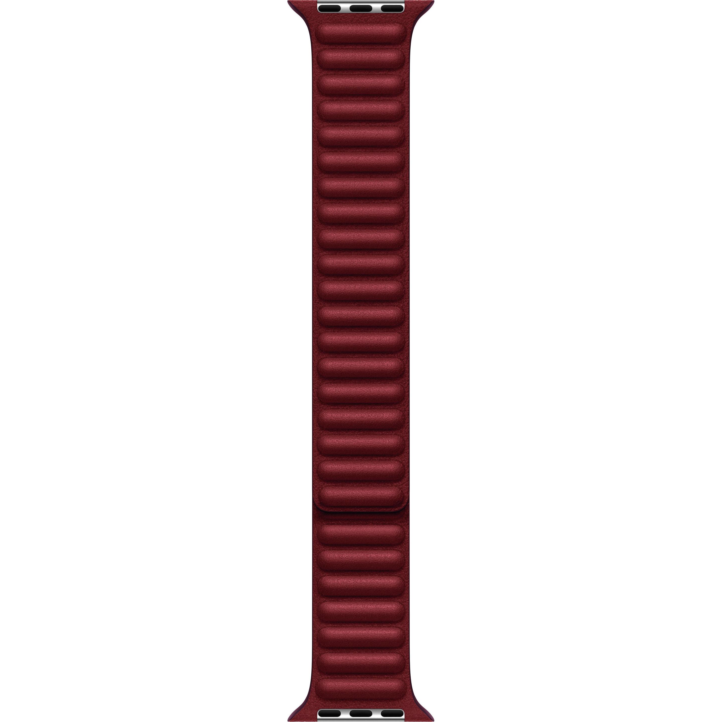 Apple Leather Link (41 mm, Leder), Uhrenarmband, Braun