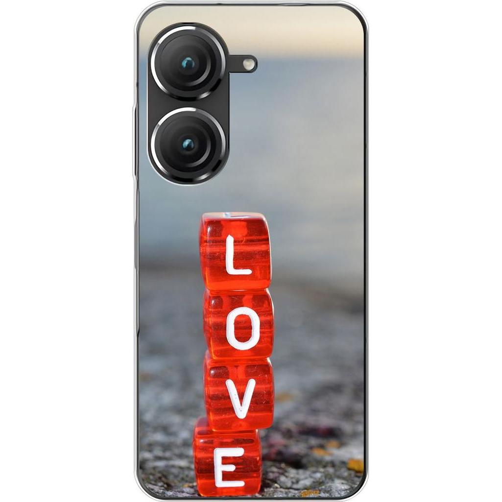 König Design Hülle Handy Schutz für Asus Zenfone 9 Case Cover Tasche Bumper Etuis TPU Neu (Asus Zenfone 9), Smartphone H...