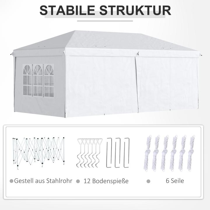 Image du produit Outsunny Pavillon pliable (585 cm, 295 cm)