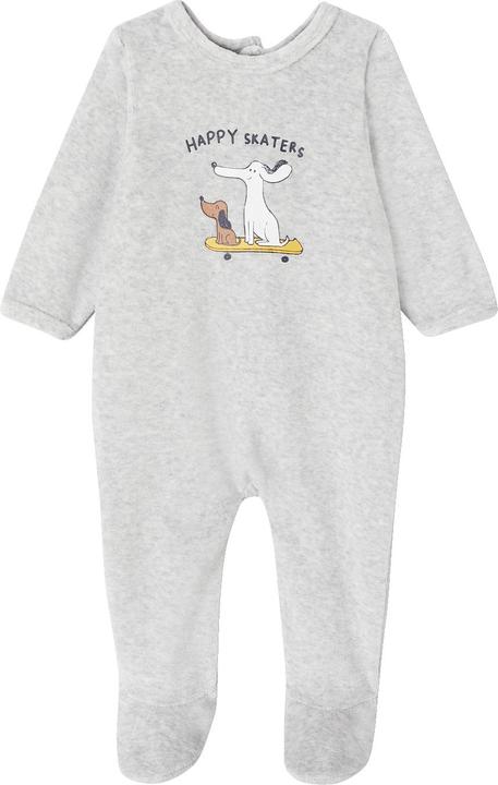 Produktbild Vertbaudet 2er-Pack Baby Samt-Strampler mit Hunden Oeko-Tex (50)