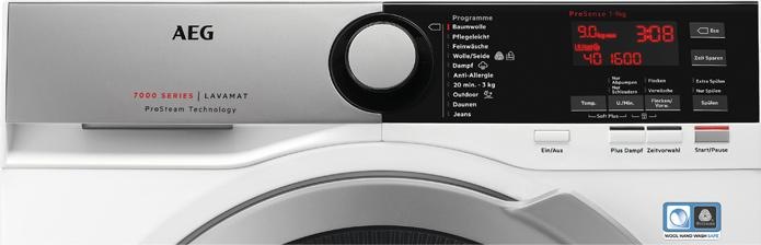 Produktbild AEG L7FE76695 Waschmaschine Freistehend Frontlader C (9 kg, Links)