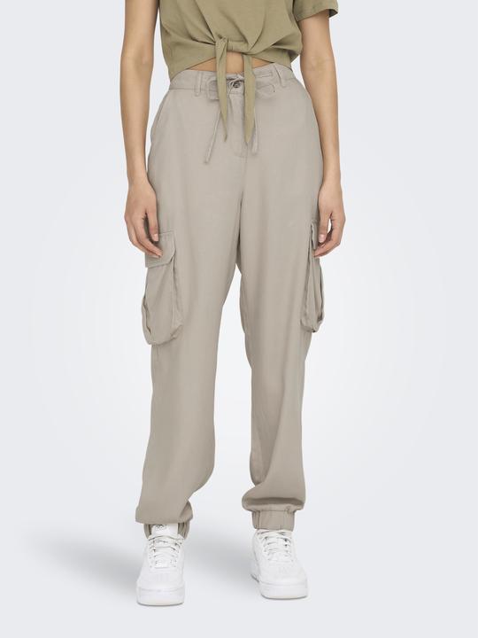 Image du produit Only Coupe cargo Taille moyenne Poignets ajustés Pantalon de formation Cargo (M)