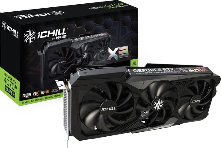 Produktbild Inno3D GeForce RTX 4070 Ti Super ICHILL X3 (16 GB)