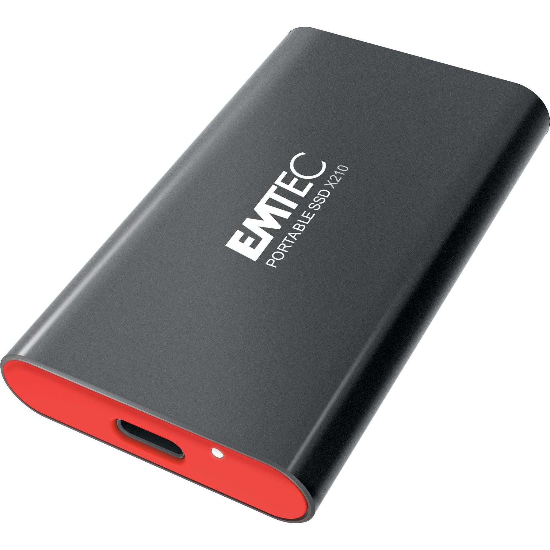 Emtec X210 Elite (1000 GB), Externe SSD, Schwarz