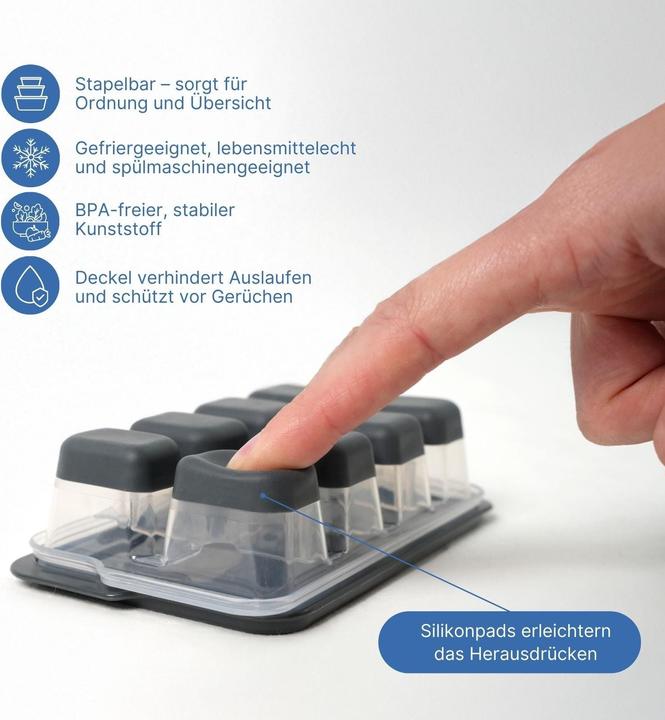 Image du produit B-Home Bac à glaçons avec couvercle