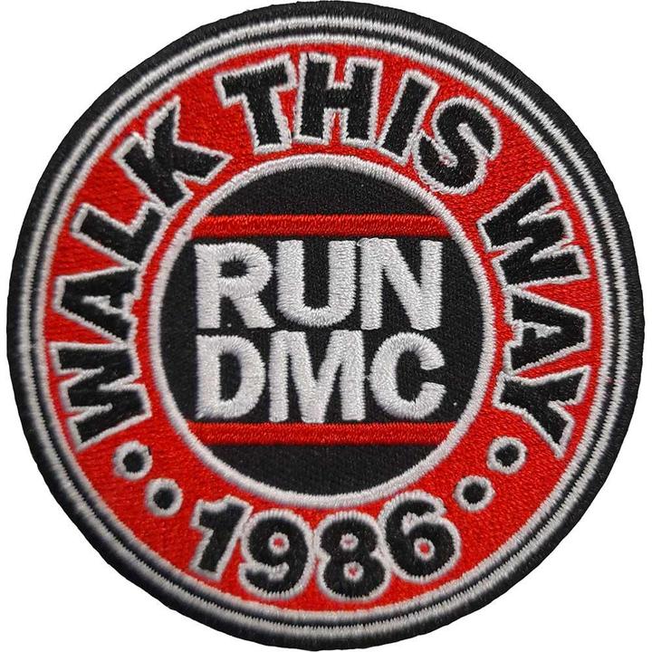 Actual product image Run DMC Walk This Way Iron On Patch (7.50 x 7.50 cm)
