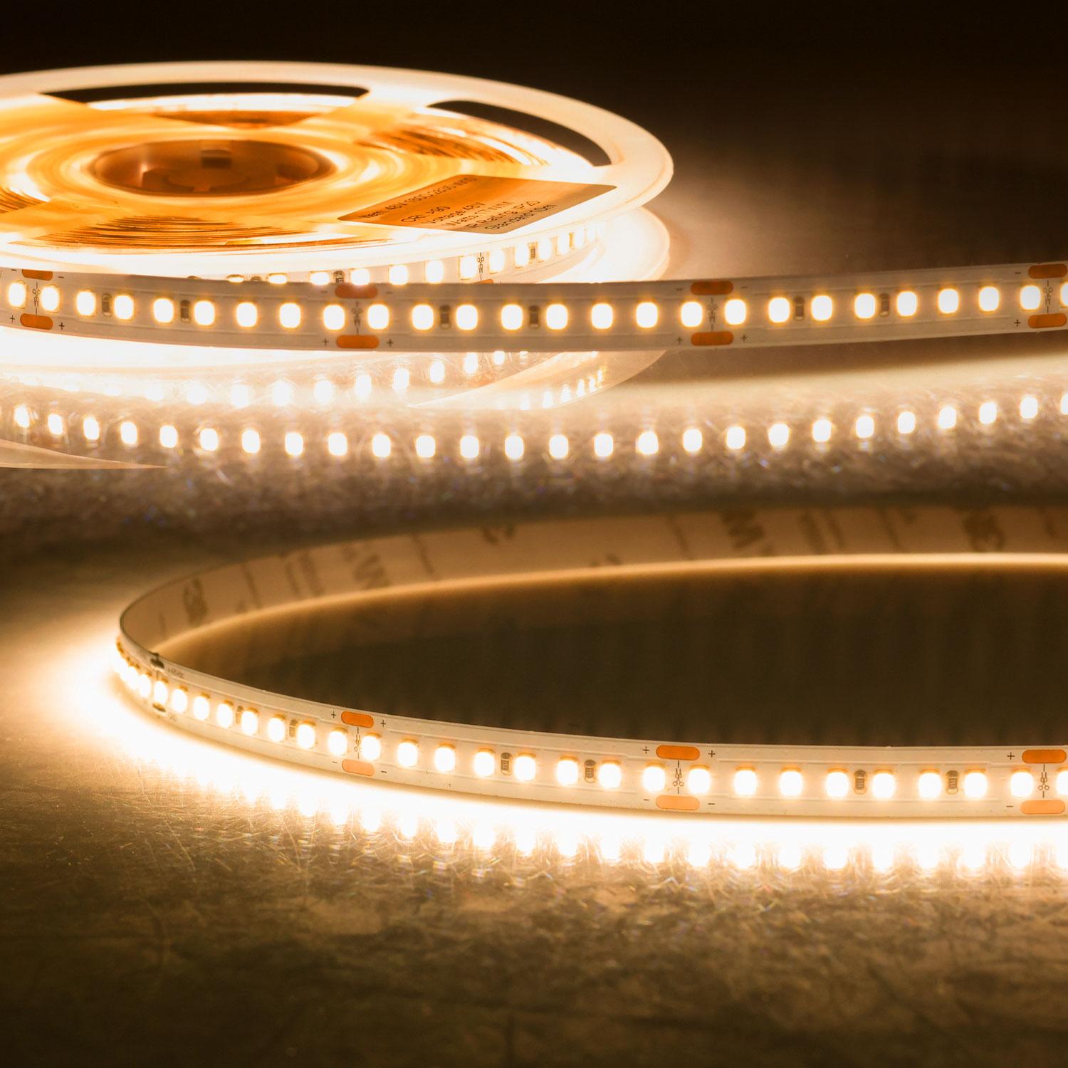 Thumbnail - Isoled, LED Streifen, LED HEQ927 Flexband High Bright, 48V DC, 17W, IP20, 2700K, 140lm/W, 160 LED/m, 10m Rolle (1000 cm)