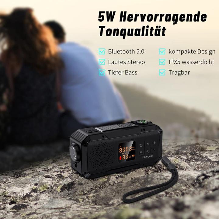 Produktbild Libovgogo Notfallradio DF-589 (AM, FM, Radio Frequency (RF), Bluetooth)