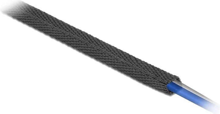 Produktbild Delock Gewebeschrumpfschlauch 2 m x 6 mm Schrumpfungsrate 2:1 schwarz (1 x)