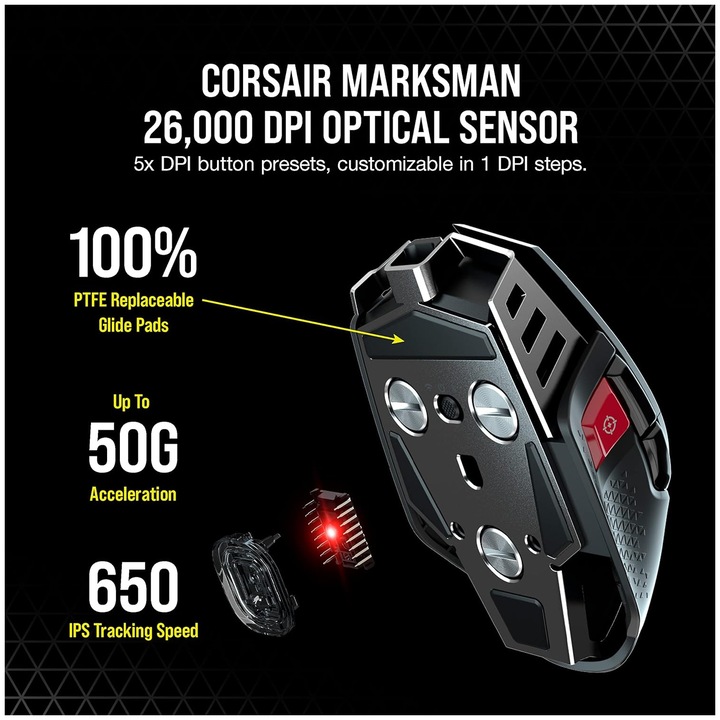 Productafbeelding Corsair M65 RGB ULTRA (Draadloze, Bedraad)